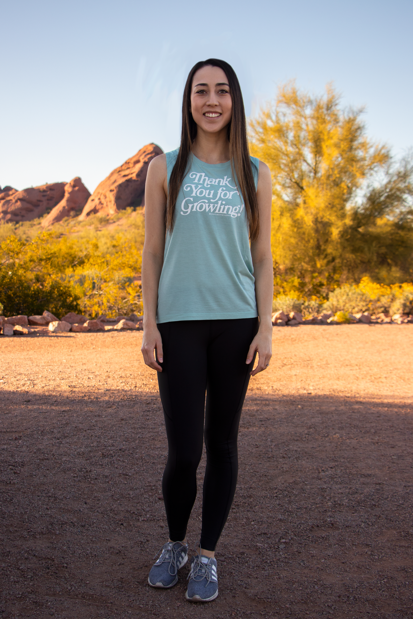 Thank You for Growling! Women's Muscle Tank Top - Dark